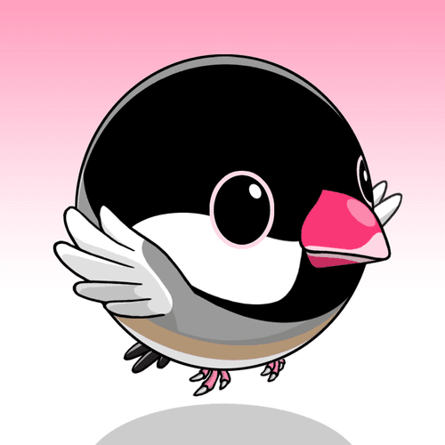 Eggbird #002-Flying Java Sparrow 