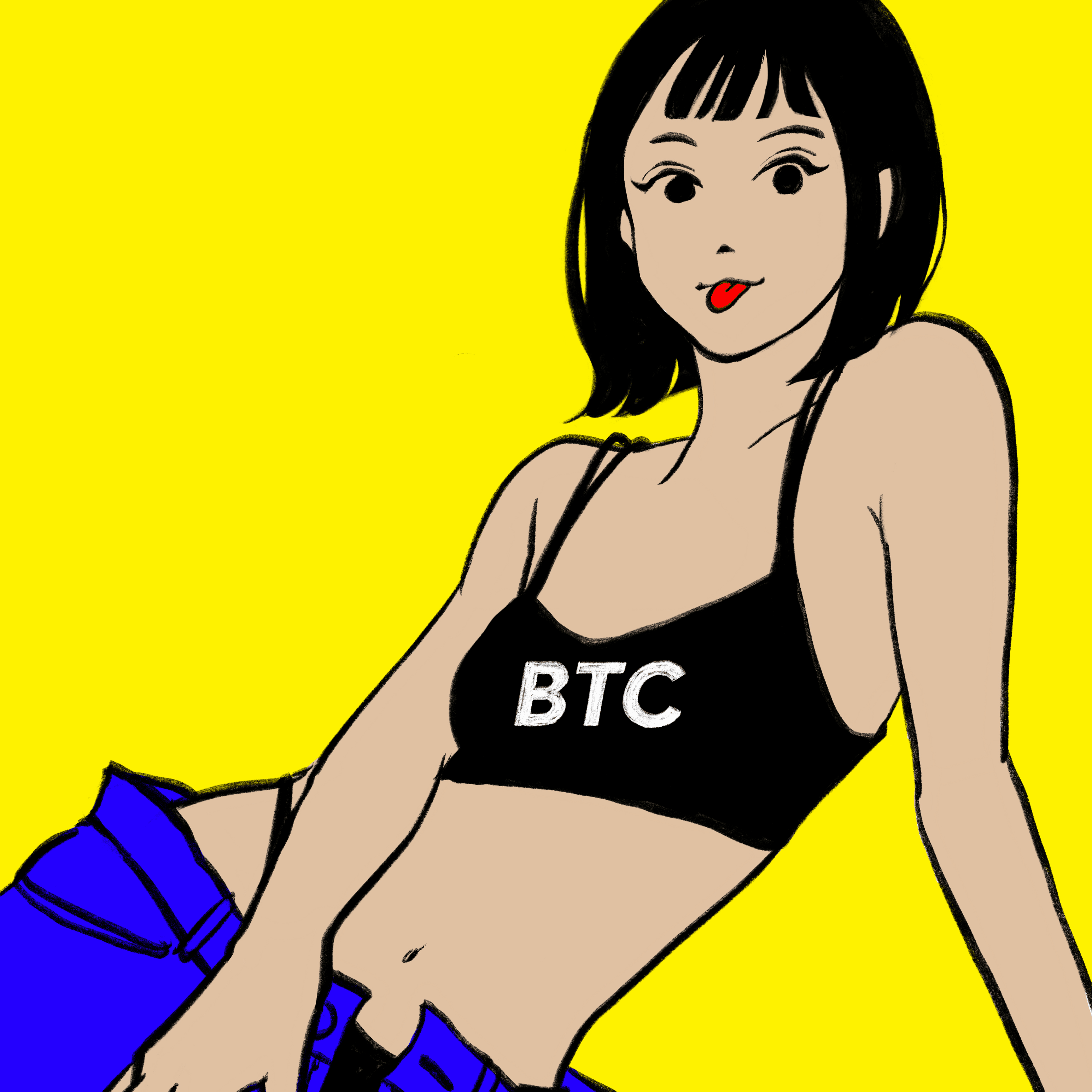 Crypto Girl #0013 BTC