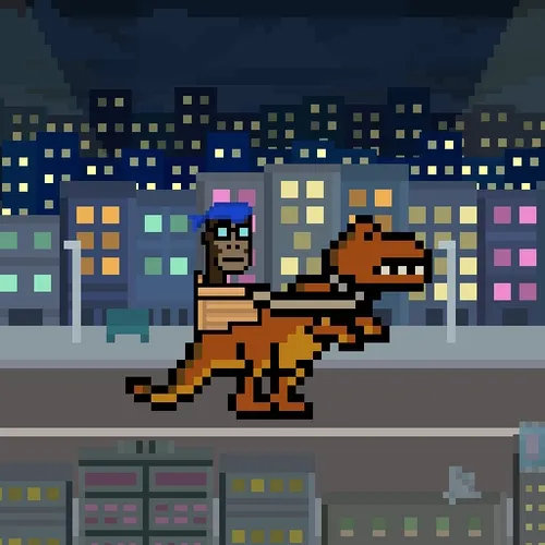 CryptoPunk #2243 In City