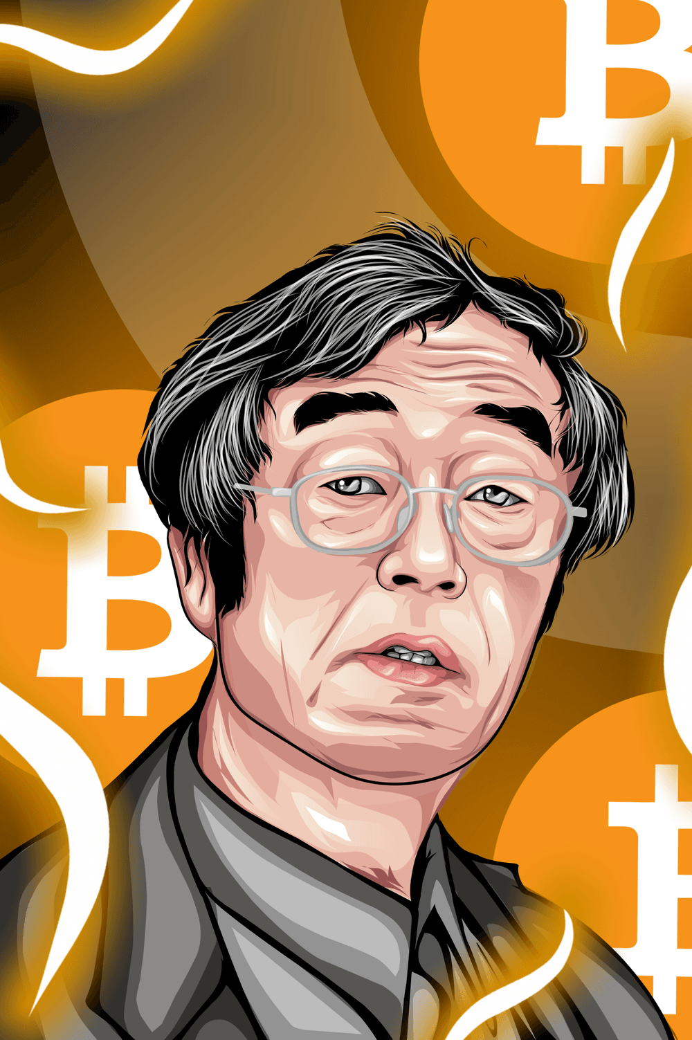 Satoshi Nakamoto - Crypto SuperHuman - Rarible | OpenSea