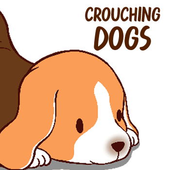 Crouching dog