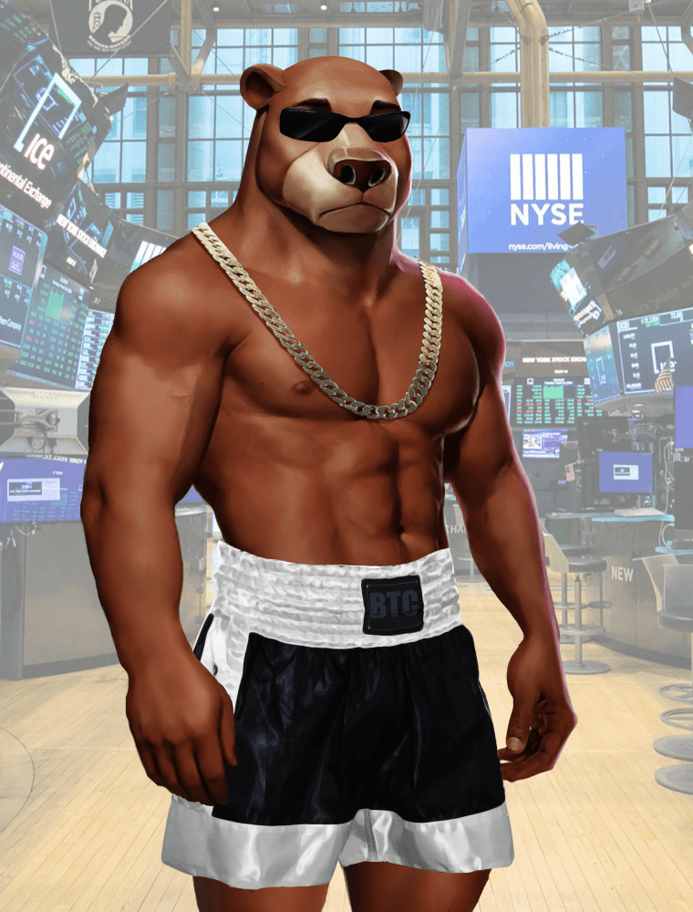 Wall Street Avatar Fighter Bear #443