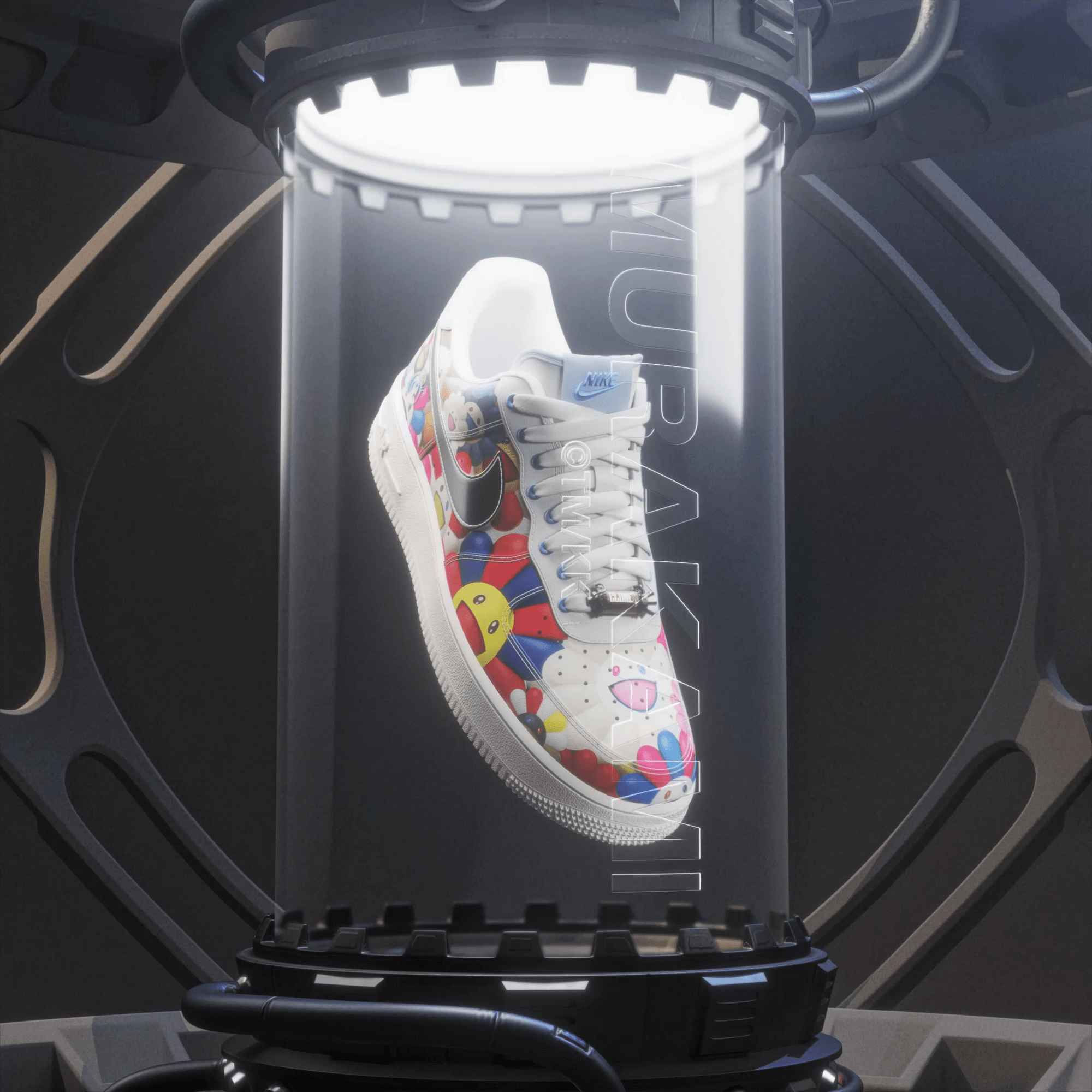 RTFKT x Nike Air Force 1 - Murakami Drip 🌸💧 - RTFKT Clone X Forging SZN ...