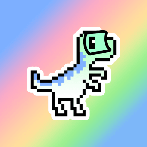 PixelSaurus Rex #0129 [DoodleSaurus]