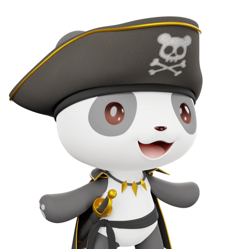 3D LEELEE-Pirate-Black-#20106