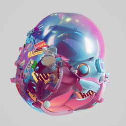 Party Degenerates Helmet by Peter Tarka collection image