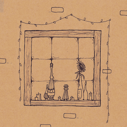 Windowsill of treasures
