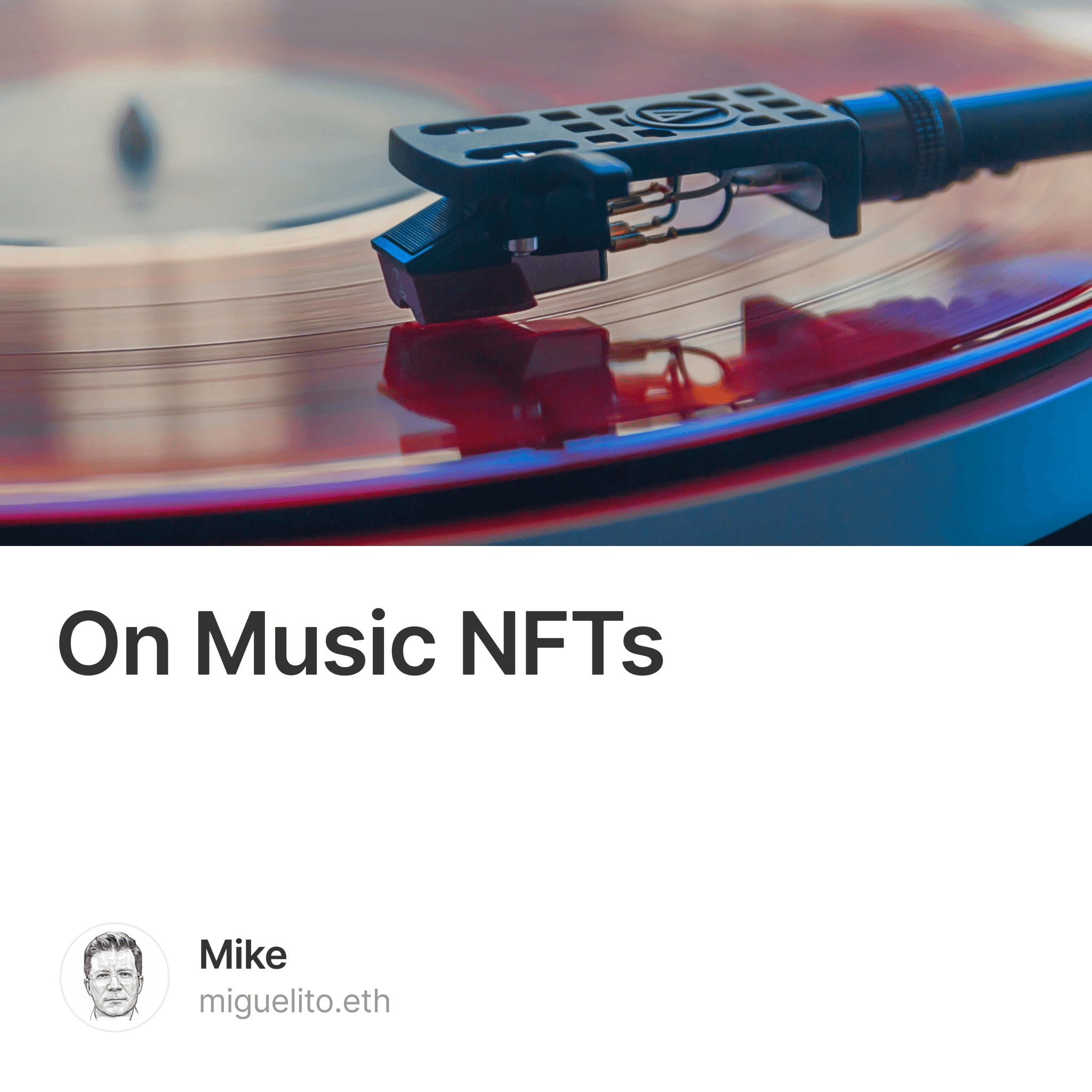 On Music NFTs 11/500