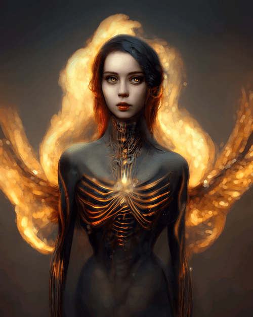 Freaky Goddess #99 Flame Phoenix