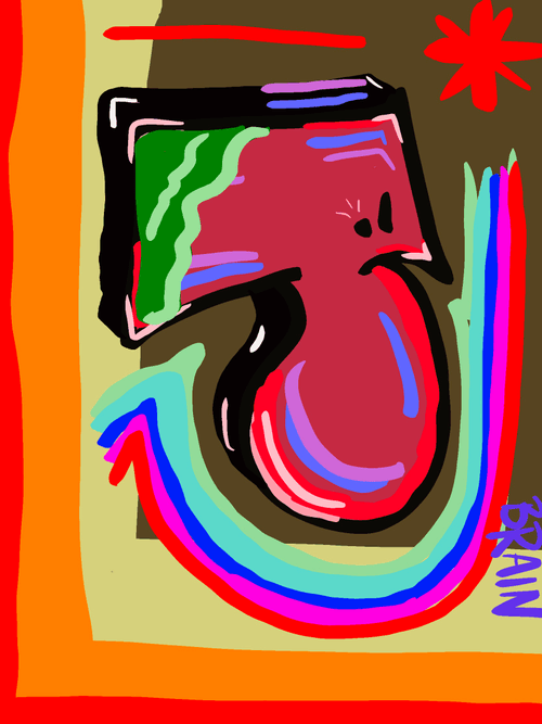 the letter r flipped