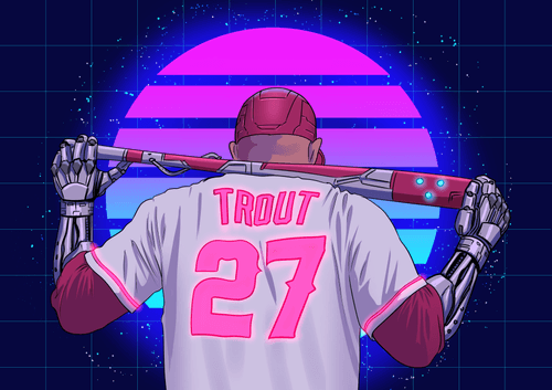 The Mike Trout "Cyber Trout" Limited Edition Collection