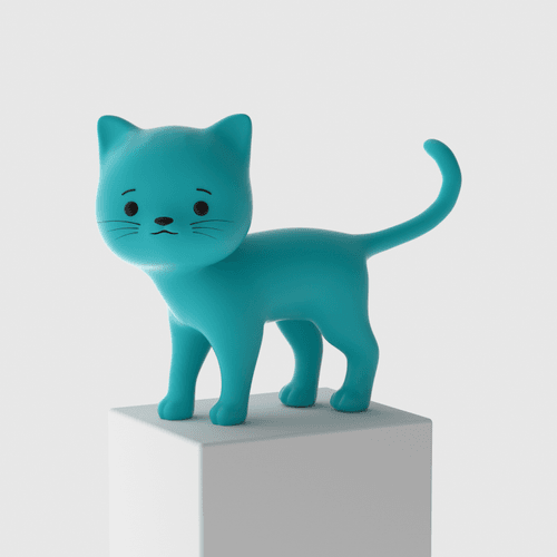 3D Meow Cat #46