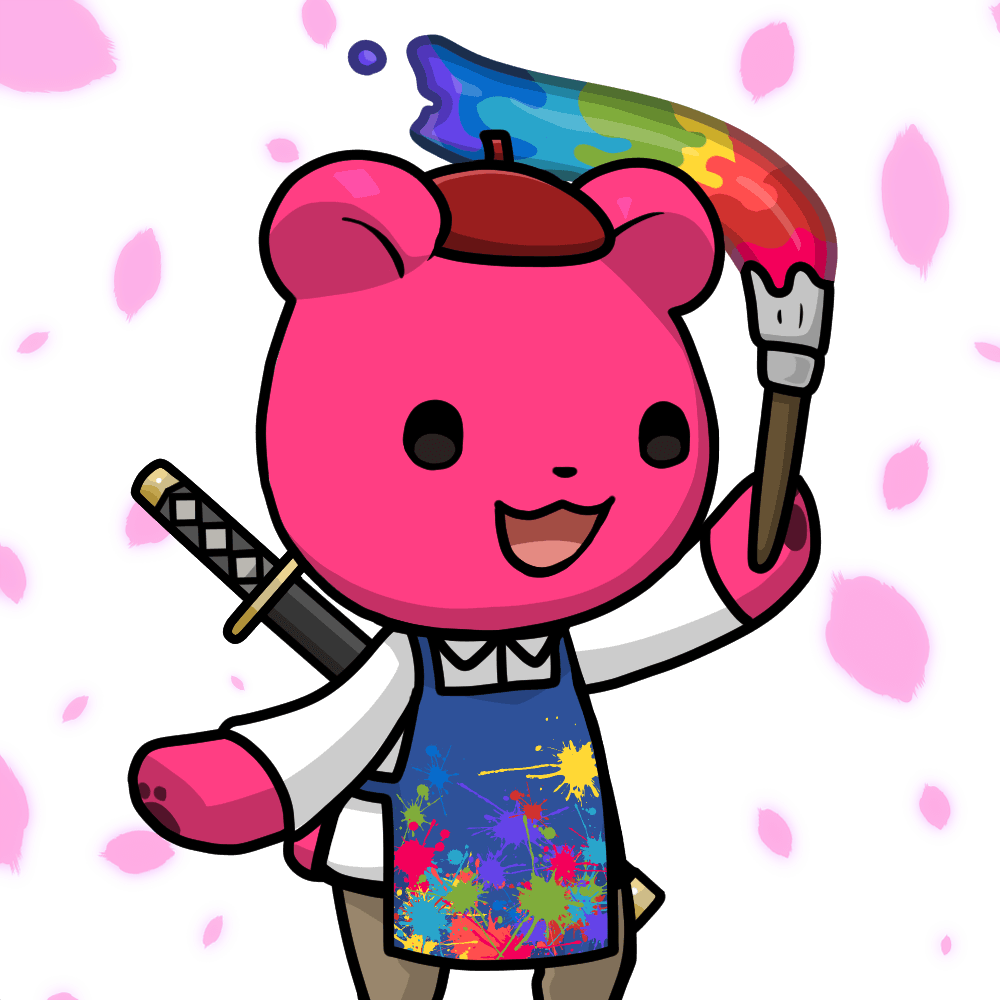 Leelee-Painter-Pinkbear #03041