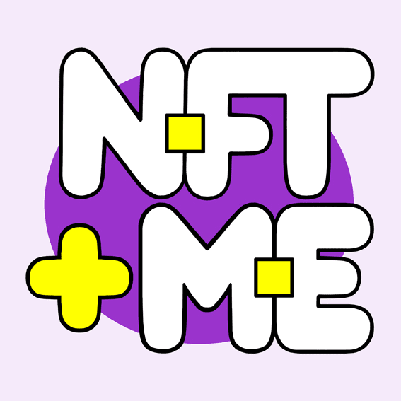 NFT+ME Purple Ellipse