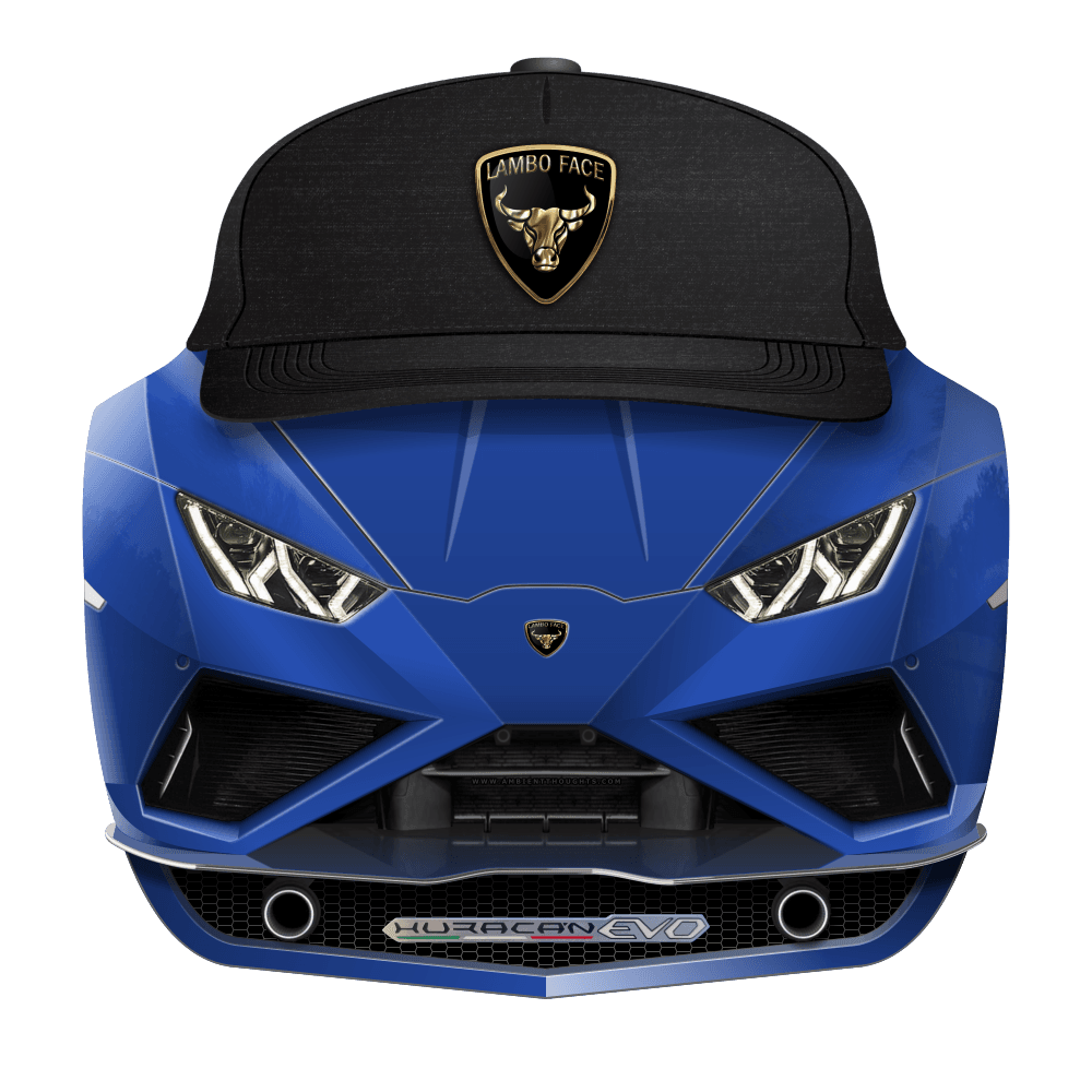 Lambo Face (#12) Blu Le Mans