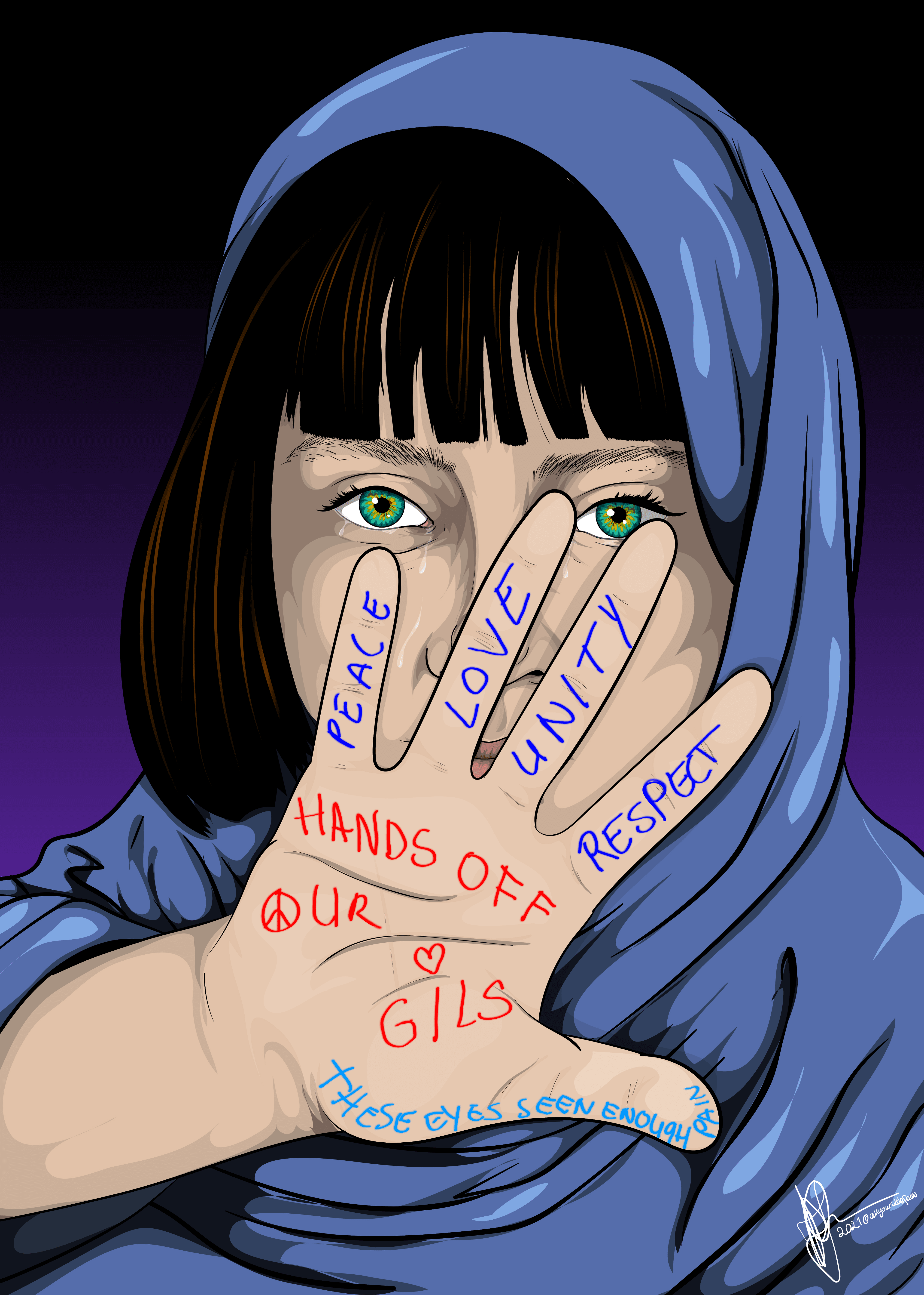 #010 - Hands Off Our Girls - by AllYourLittleFaces