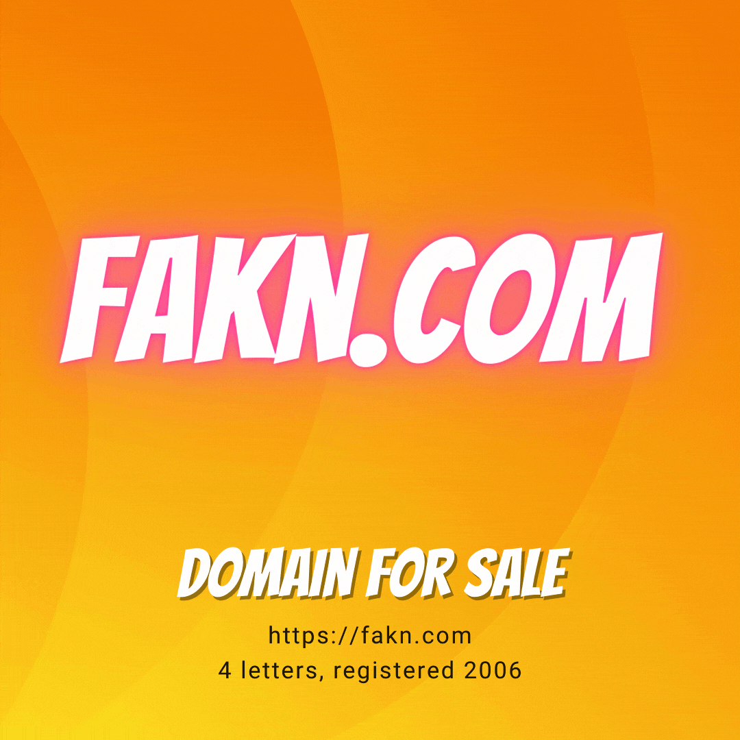 Fakn.com - 4 letters domain