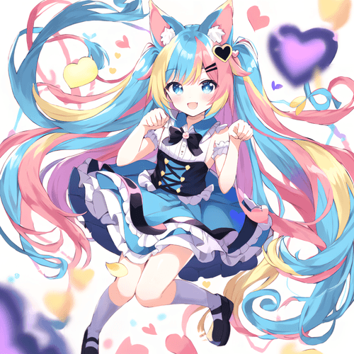 Colorful pop Paw #035