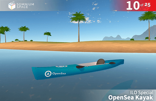 Somnium Space Kayak #10 - Limited OpenSea Edition