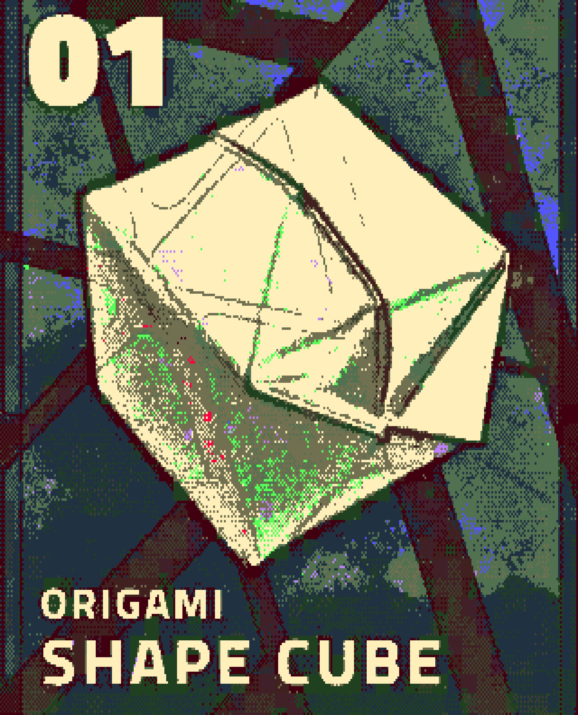 ORIGAMI - SHAPE CUBE #01