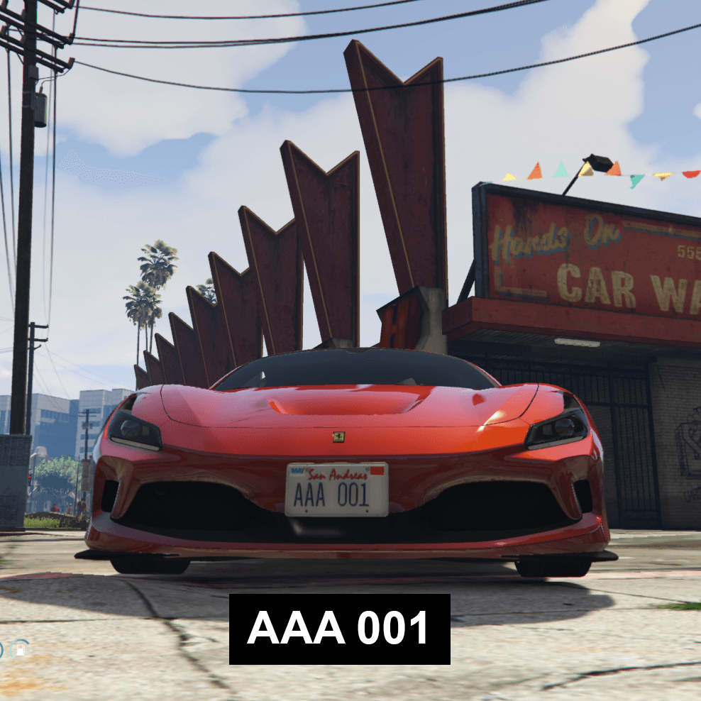 License Plate | AAA 001