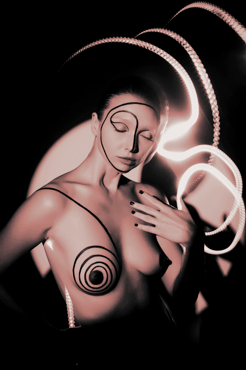 "Natalya Electric No 2 (Pink)" By Indira Cesarine