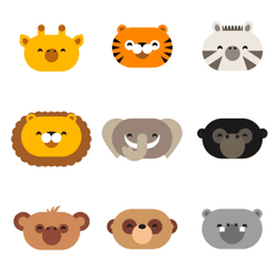 Animal Friends - Cute Jungle Safari Zoo Characters - Series 1