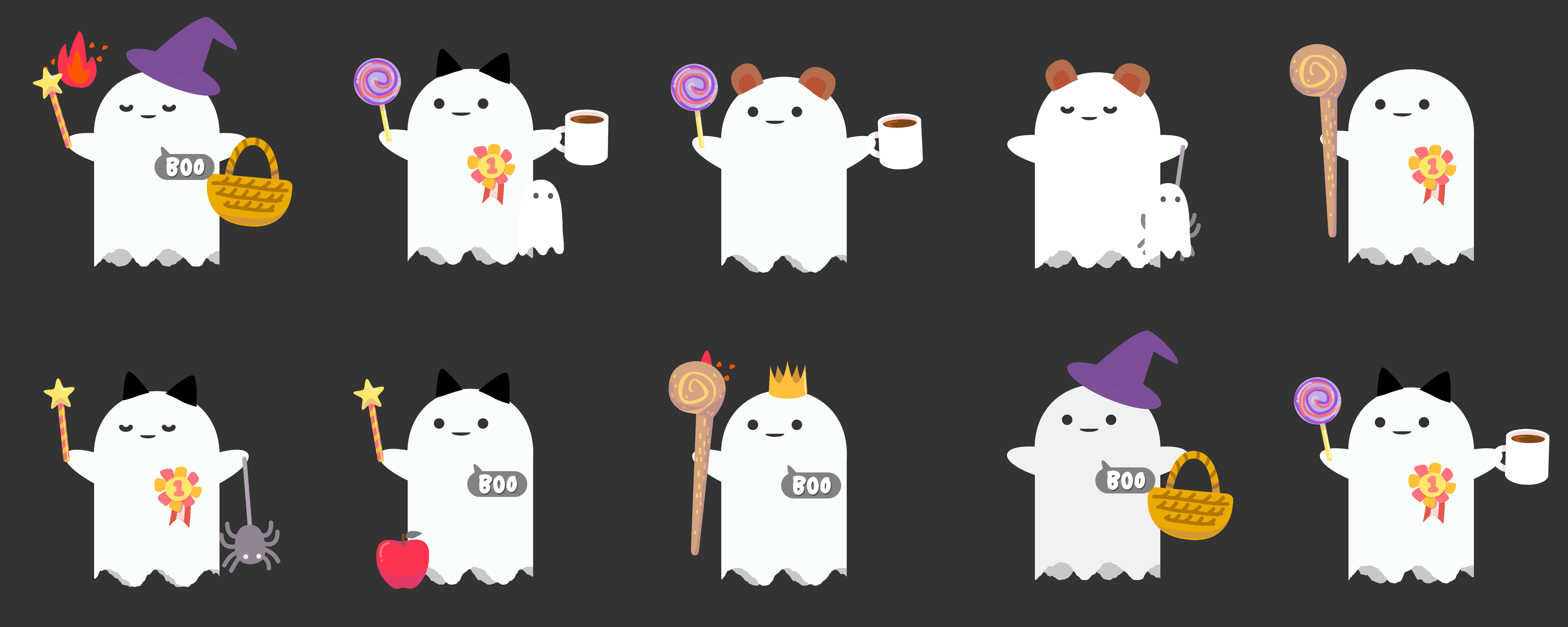 Halloween-Ghosts bannière