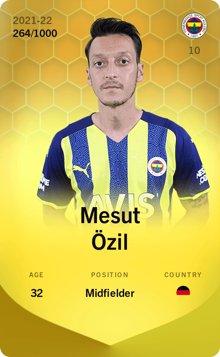 Mesut Özil 2021-22 • Limited 264/1000