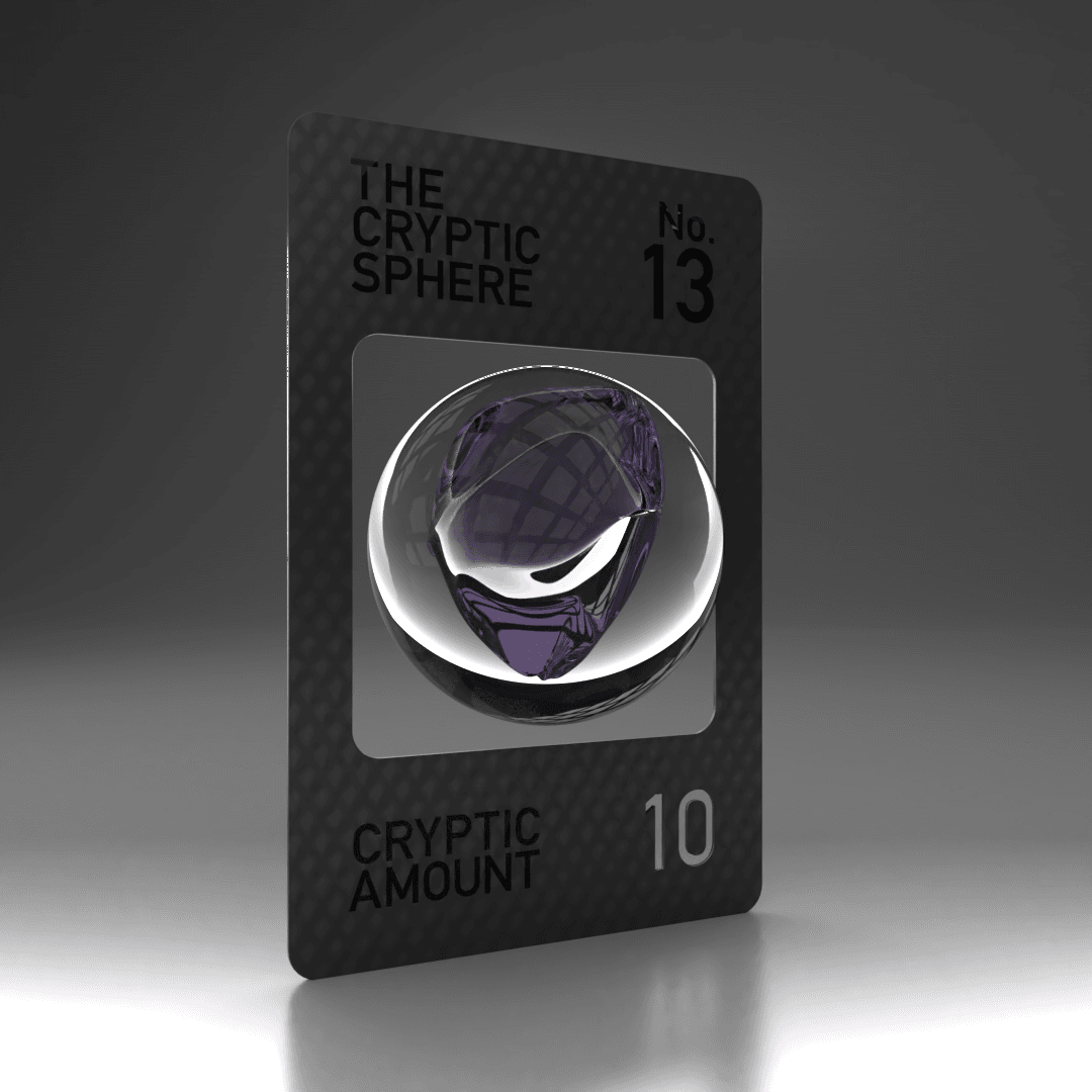 The Cryptic Sphere, Animated Trading Card No. 13