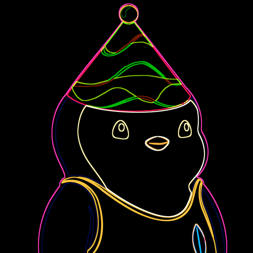 Neon Pudgy Penguin 577