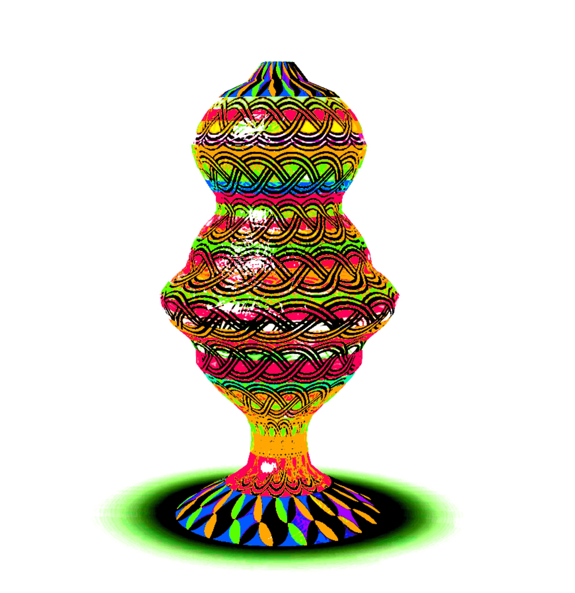 brite alien vase
