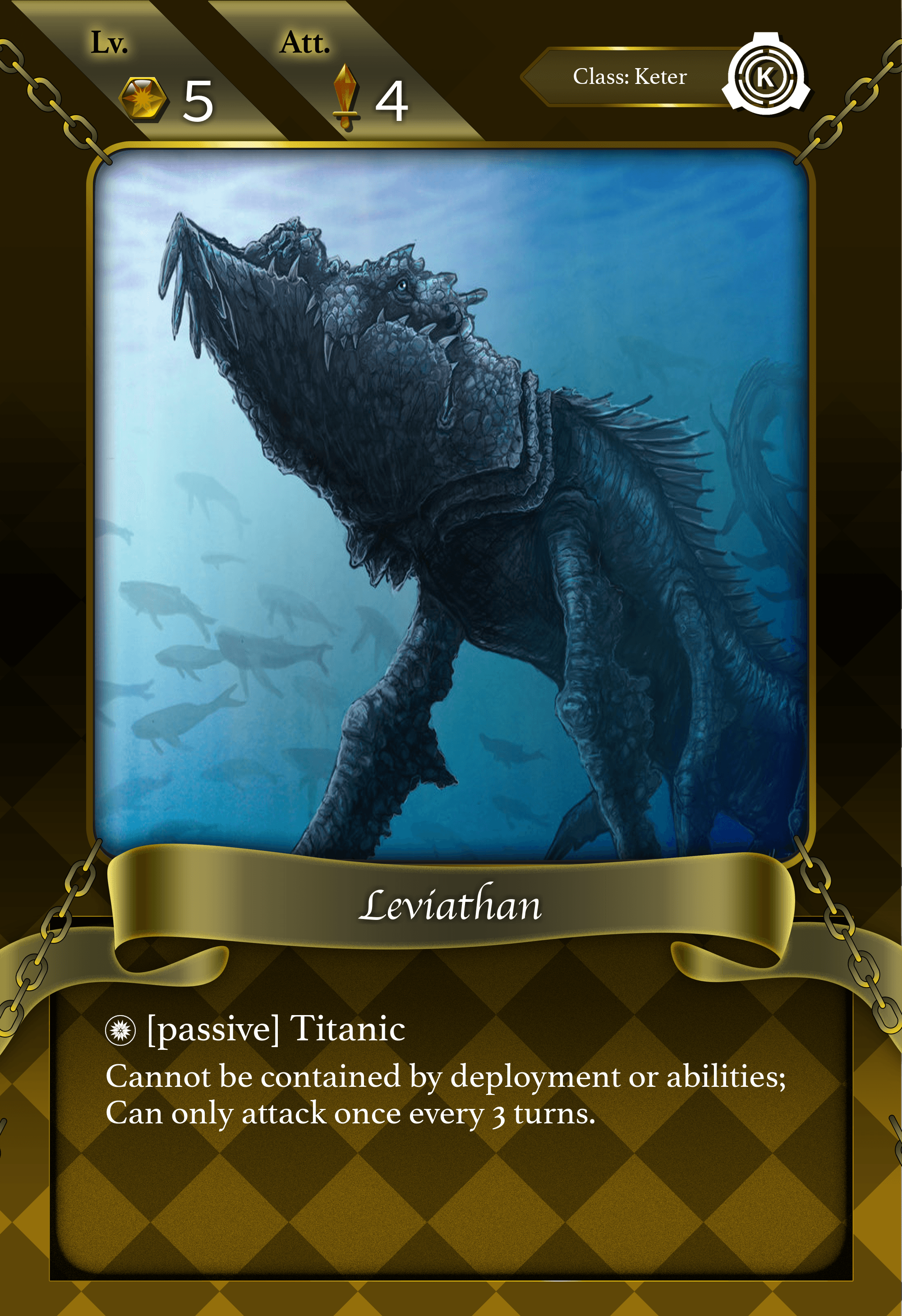 SCP-169] The Leviathan - SCP: End of Magic - Official Card Game