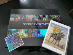 81/271 Physical+Digital Bitcoin Bullrun by Beeple. Box NEVER opened collection image