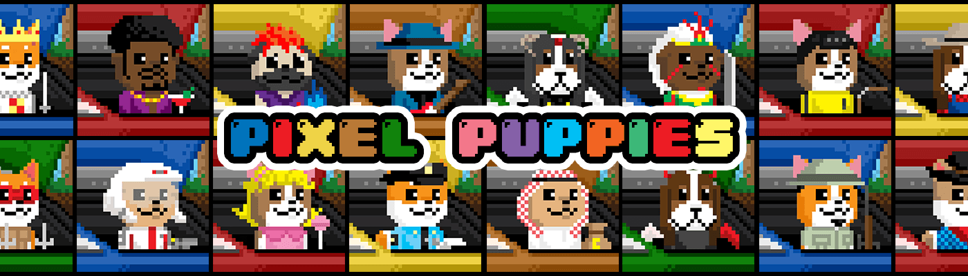 PixelPuppies: A collection of NFTs inspired by frunkpuppy