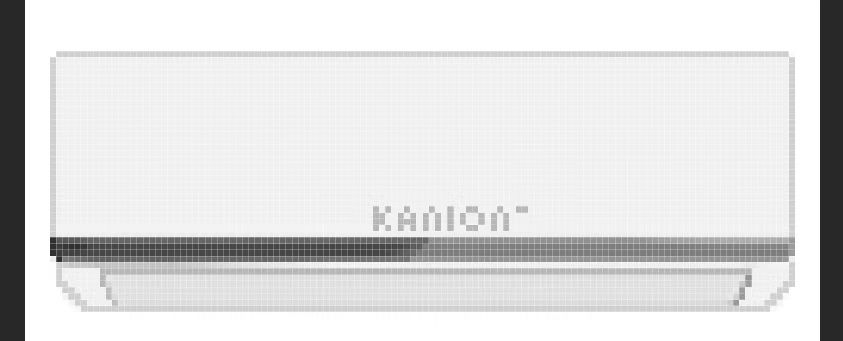 Kanionco Pixelized Indoor Unit Split Air Conditioner - First Ever