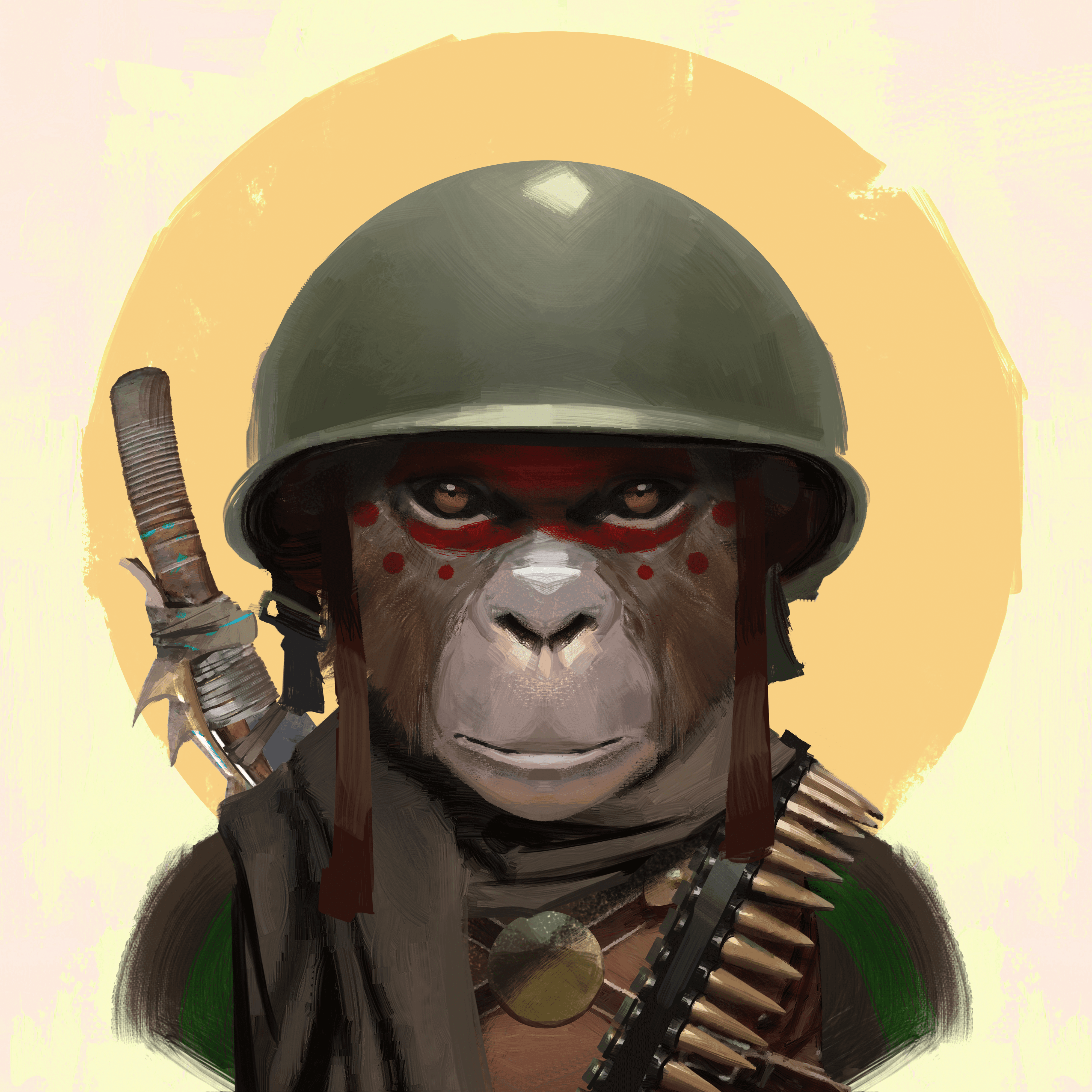 Angry Ape Army Valkyrie #3533