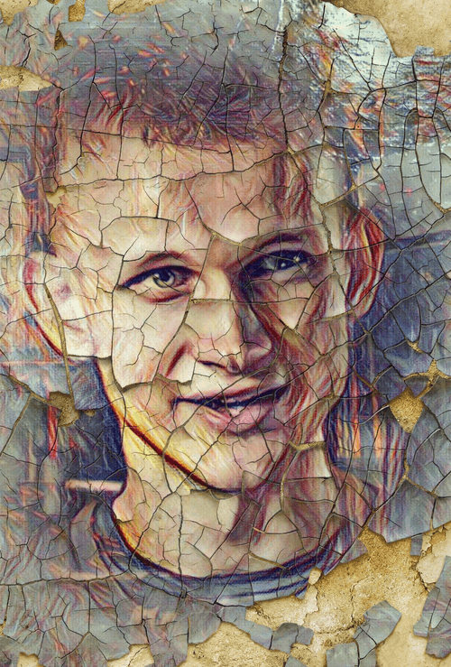 Old paint #100 Vitalik Buterin