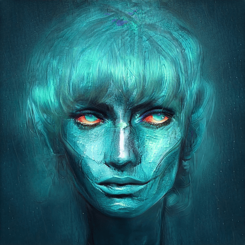 #006 Green - 1000Days1000Faces Collection