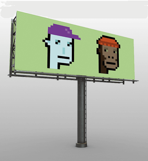 Billboard - CryptoPunks #2890 & #8219 - 6/25