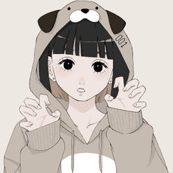 Animal hoodie cute girl collection image