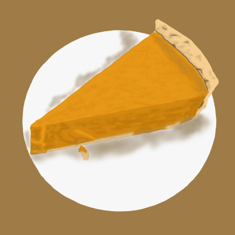 Pumpkin Pie Slice #0003