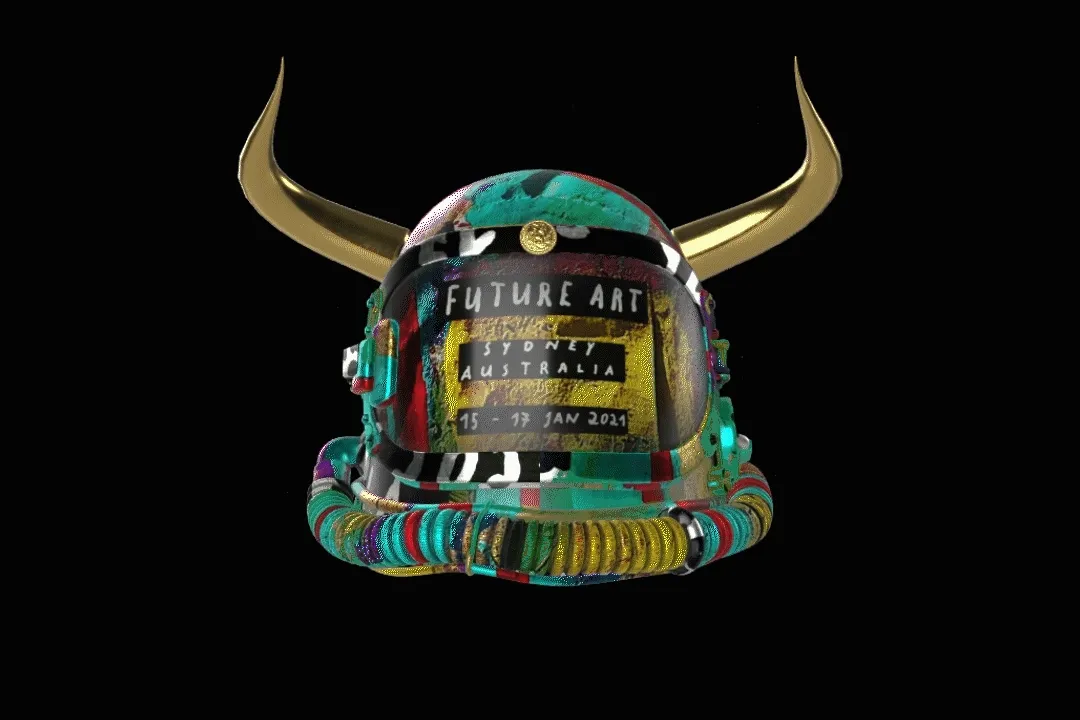 Future Art Helmet // The Bull