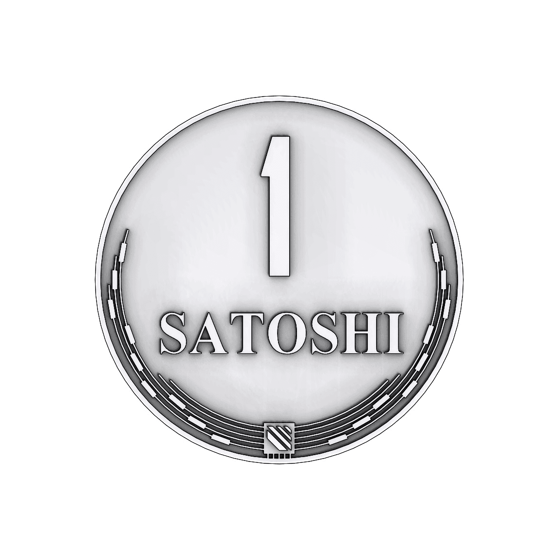 Silver Coin 1 Satoshi