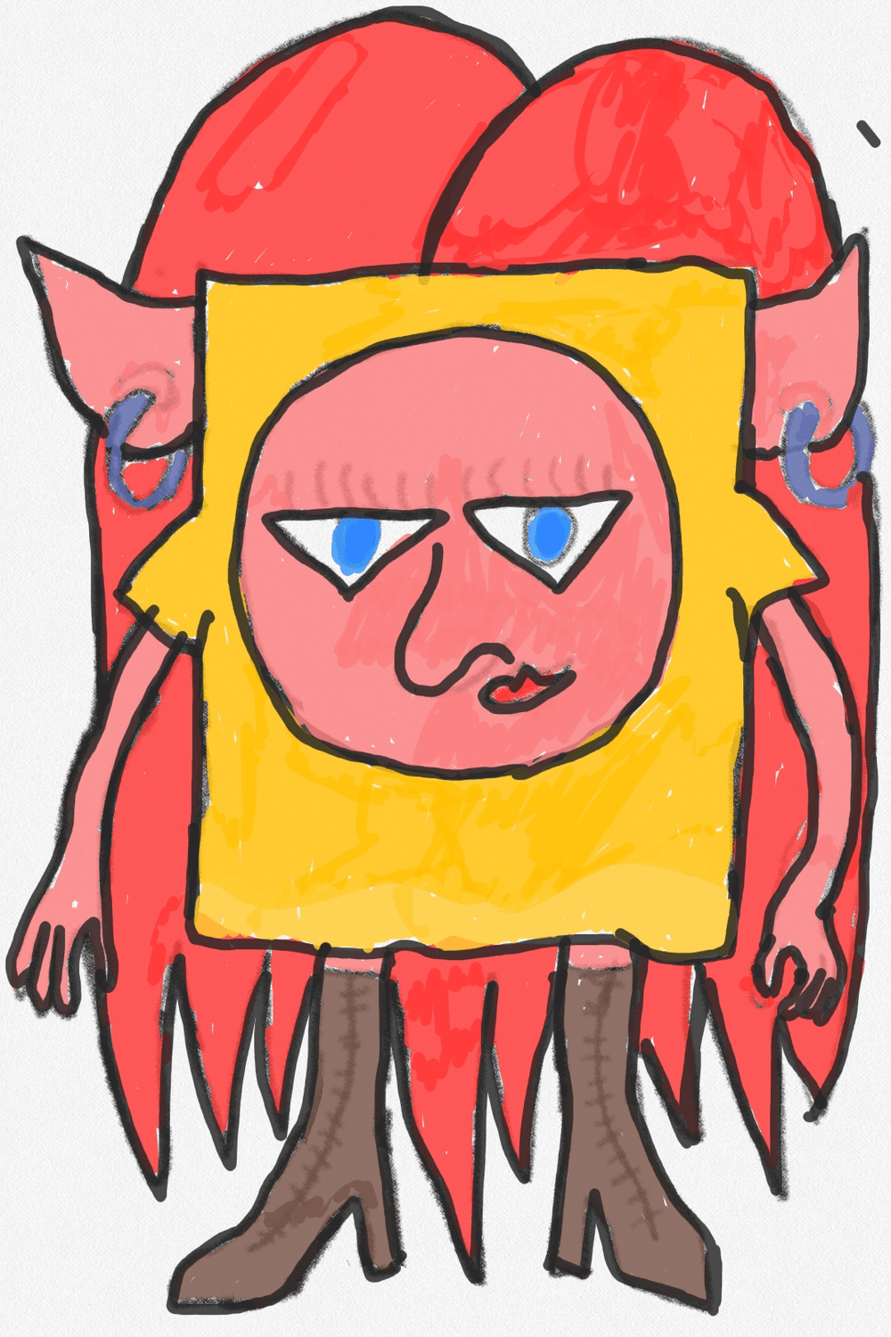 drawing speaker - cartoon collage | OpenSea