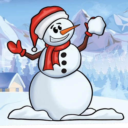 Jolly snowman