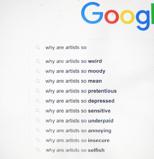 why are artists so