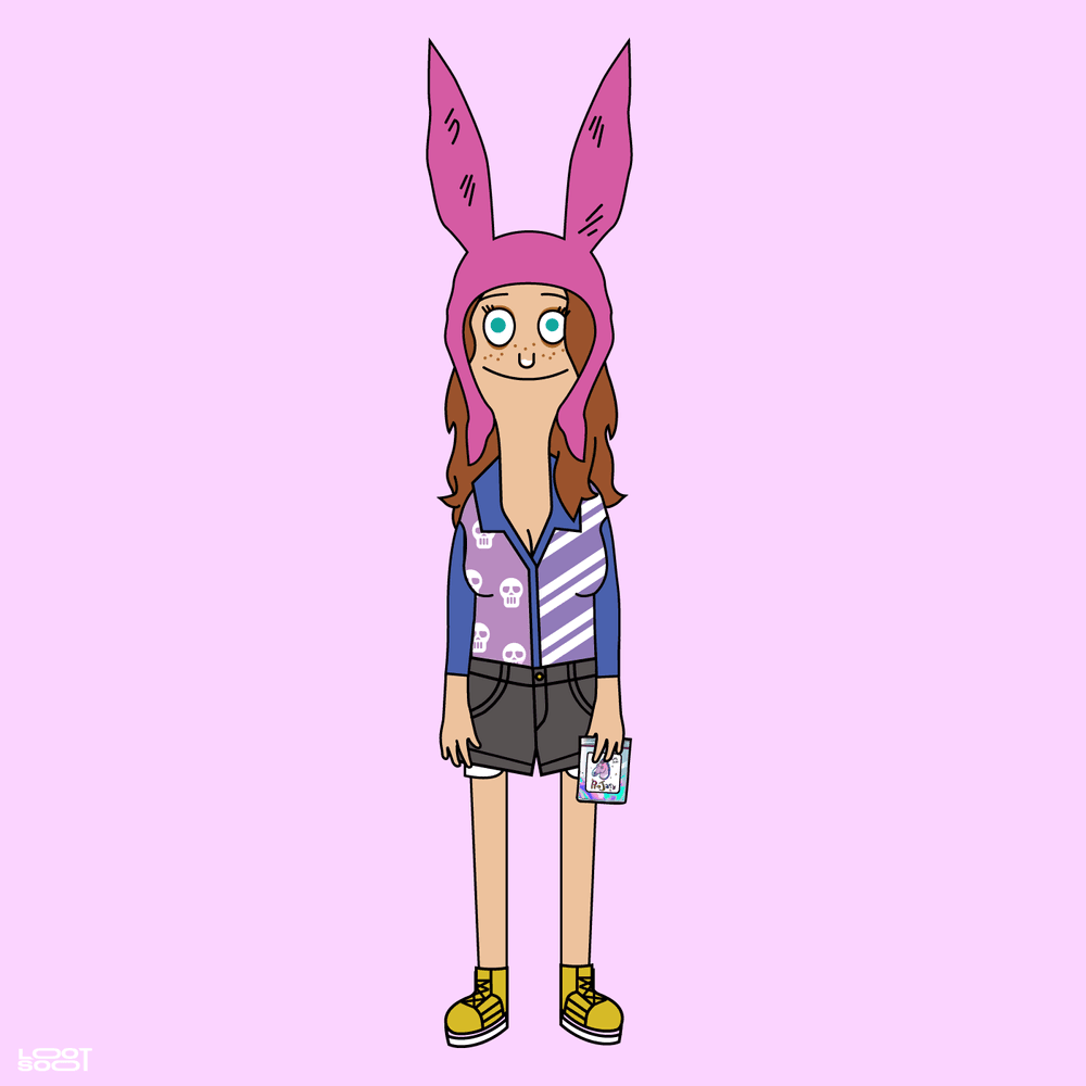 Sarah Lynn x Louise Belcher [CryptoDads Inspired] - Bojack Horseman Mashups  | OpenSea