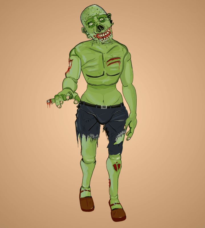 Green Zombie #8