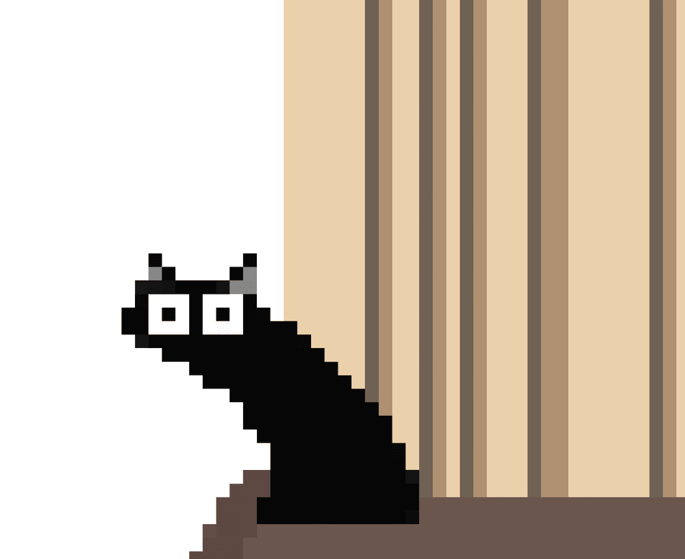 pixel warped cat gif - Pixel GIFs for fun | OpenSea